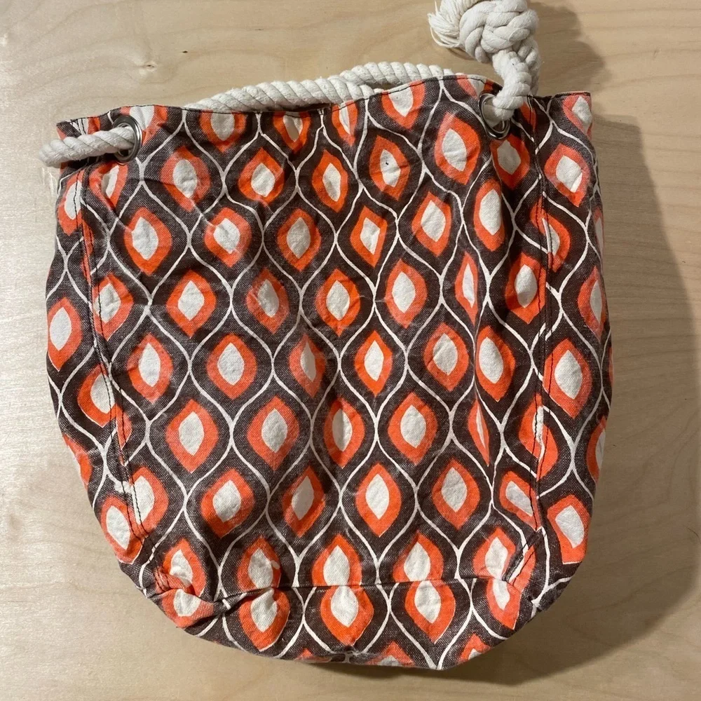 Be For Bag Orange Patterned Bag (MV)